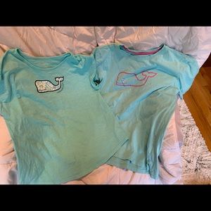 Girls Vineyard Vines Shirts. Size XL and L